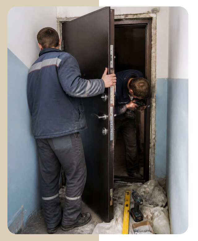 Профессиональная установка тамбурной двери под ключ в Чебоксарах