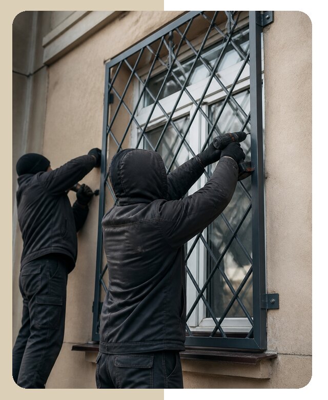Установка антивандальных решеток на окна в Чебоксарах